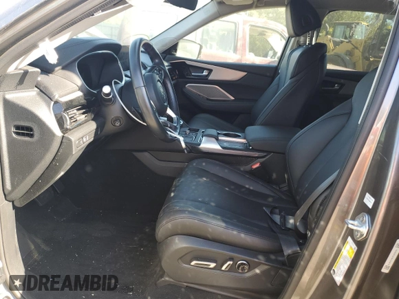 2023 Acura MDX with VIN 5J8YE1H33PL006295, listed as a Copart auction lot 72001584 with 15,692 mi miles and Salvage Title. Bid and sale history available at carsss.com. Image 7.