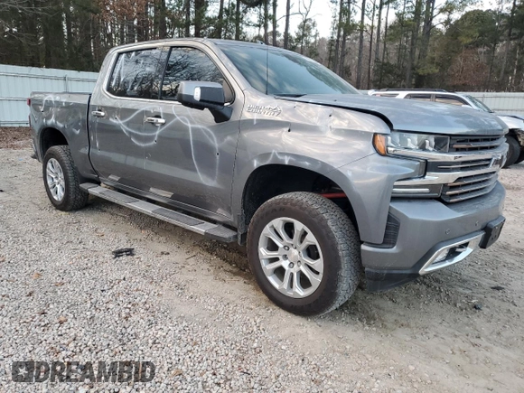 2019 Chevrolet Silverado 1500 High Country with VIN 3GCUYHED5KG141438, listed as a Copart auction lot 86626684 with 154,865 mi miles and Salvage Title. Bid and sale history available at carsss.com. Image 4.