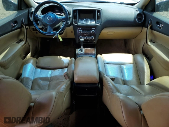 2010 Nissan Maxima SV with VIN 1N4AA5AP8AC852242, listed as a Copart auction lot 57330655 with 143,971 mi miles and Salvage title. Bid and sale history available at DreamBid. Image 8.