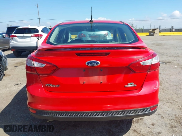 2012 Ford Focus SE with VIN 1FAHP3F27CL417875, listed as a IAAI auction lot 42128614 with 56,961 mi miles. Bid and sale history available at carsss.com. Image 16.