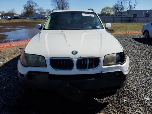 2005 BMW X3 3.0i with VIN WBXPA93435WD16095, listed as a Copart auction lot 48756525 with 207,134 mi miles and Salvage Title. Bid and sale history available at DreamBid. Image 5.