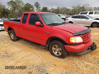 2002 Ford F-150 XL with VIN 1FTRX17232NB93699, listed as a Copart auction lot 49037795 with 0 mi miles and Salvage Title. Bid and sale history available at carsss.com. Image 4.