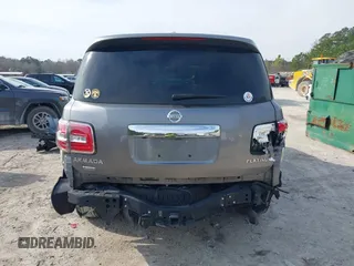 2018 Nissan Armada Platinum with VIN JN8AY2NF7J9331679, listed as a IAAI auction lot 41270116 with 115,433 mi miles. Bid and sale history available at carsss.com. Image 17.