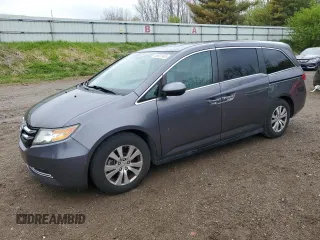 2015 Honda Odyssey with VIN 5FNRL5H62FB057122, listed as a Copart auction lot 55501945 with 99,731 mi miles and Clean Title. Bid and sale history available at DreamBid. Image 1.