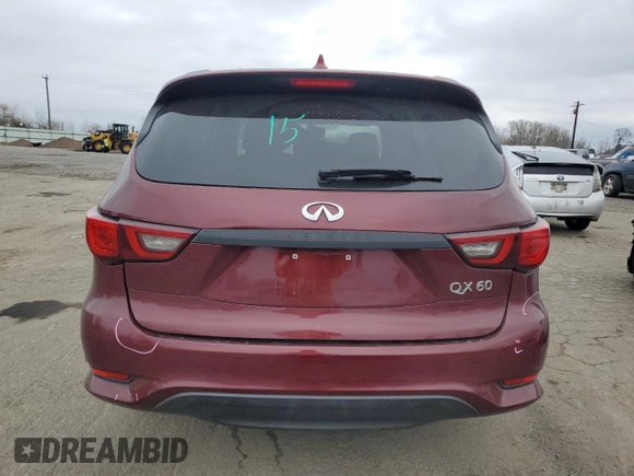 2019 Infiniti QX60 Luxe с VIN 5N1DL0MN4KC511612, выставлен на аукционе Copart как лот 43477525 с пробегом 49 544 миль миль и Списание • Salvage title. История ставок и продаж доступна на DreamBid. Изображение 6.