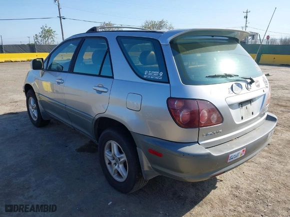 2000 Lexus RX 300 with VIN JT6HF10UXY0157466, listed as a IAAI auction lot 41990016 with 203,384 mi miles. Bid and sale history available at carsss.com. Image 3.