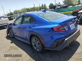 2024 Subaru WRX with VIN JF1VBAB64R9807563, listed as a Copart auction lot 57144225 with 11,692 mi miles and Salvage title. Bid and sale history available at DreamBid. Image 2.