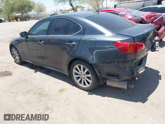 2010 Lexus IS 250 with VIN JTHBF5C20A2097349, listed as a IAAI auction lot 42381866 with 143,235 mi miles and . Bid and sale history available at DreamBid. Image 3.