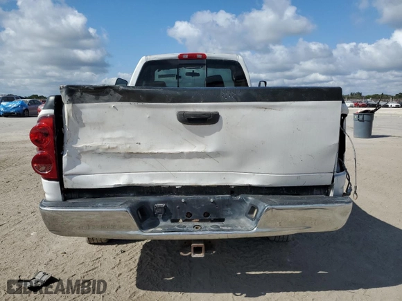2007 Dodge Ram 2500 ST with VIN 3D7KS26D87G729433, listed as a Copart auction lot 43760045 with 237,035 mi miles and Salvage Title. Bid and sale history available at carsss.com. Image 6.