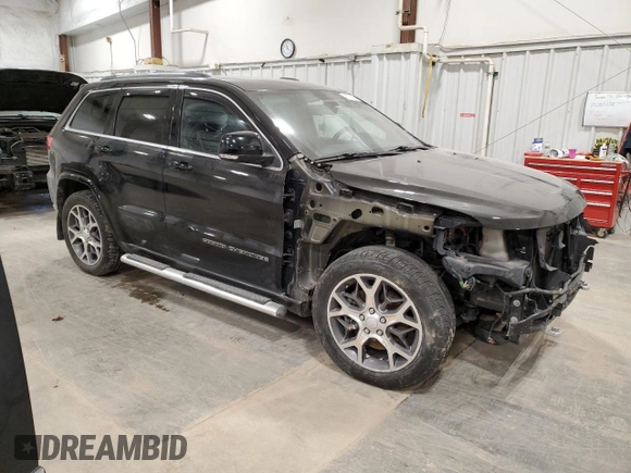 2018 Jeep Grand Cherokee Limited with VIN 1C4RJFBT7JC396491, listed as a Copart auction lot 41676805 with 95,913 mi miles and Non repairable. Bid and sale history available at DreamBid. Image 4.