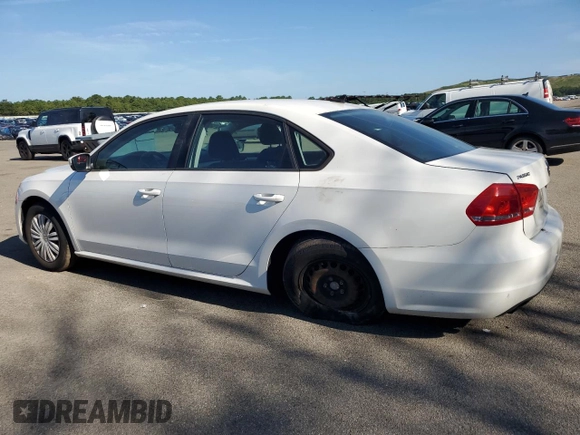 2015 Volkswagen Passat S with VIN 1VWAT7A30FC074164, listed as a Copart auction lot 65852795 with 84,384 mi miles and Salvage title. Bid and sale history available at DreamBid. Image 2.