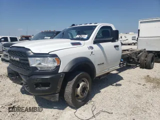 2022 Ram 5500 Tradesman with VIN 3C7WRNDL5NG158132, listed as a Copart auction lot 71730444 with 64,748 mi miles and Salvage Title. Bid and sale history available at carsss.com. Image 1.