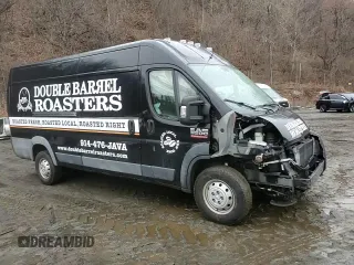 2018 Ram ProMaster Cargo with VIN 3C6URVJG8JE108270, listed as a Copart auction lot 46243125 with 43,752 mi miles and Salvage Title. Bid and sale history available at carsss.com. Image 11.