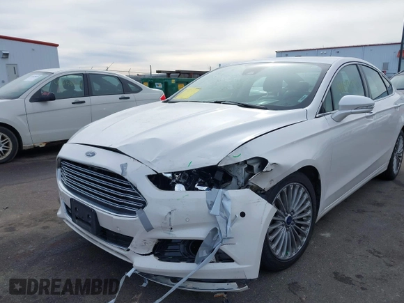 2015 Ford Fusion Titanium with VIN 3FA6P0D96FR192778, listed as a IAAI auction lot 41643030 with 141,805 mi miles. Bid and sale history available at carsss.com. Image 6.