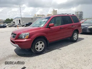 2005 Honda Pilot EX-L z VIN 5FNYF18505B001357, wystawiony jako Copart lot #60452865 z przebiegiem 189 862 mil mil oraz Szkoda całkowita • Salvage title. Historia ofert i sprzedaży dostępna na DreamBid. Obrazek 1.