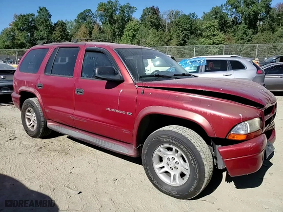 2001 Dodge Durango with VIN 1B4HS28Z11F530906, listed as a Copart auction lot 75046514 with 201,244 mi miles and Salvage Title. Bid and sale history available at carsss.com. Image 12.