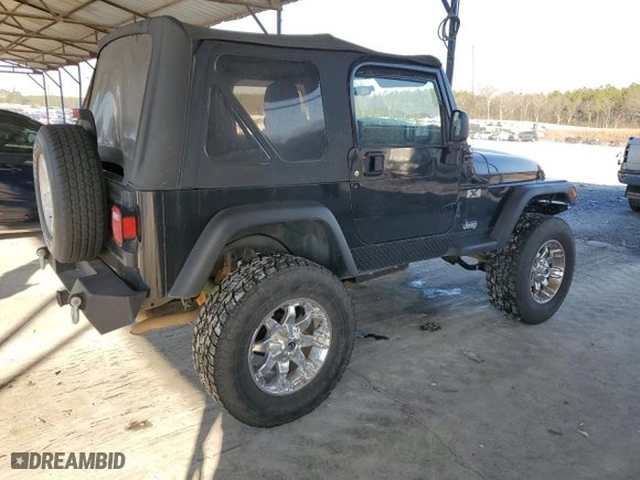 2006 Jeep Wrangler X with VIN 1J4FA39S36P728726, listed as a Copart auction lot 42124955 with 204,583 mi miles and Salvage Title. Bid and sale history available at carsss.com. Image 3.