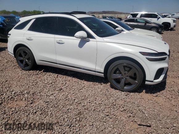 2022 Genesis GV70 Sport with VIN KMUMCDTCXNU038421, listed as a Copart auction lot 73715244 with Not provided miles and Salvage title. Bid and sale history available at DreamBid. Image 4.
