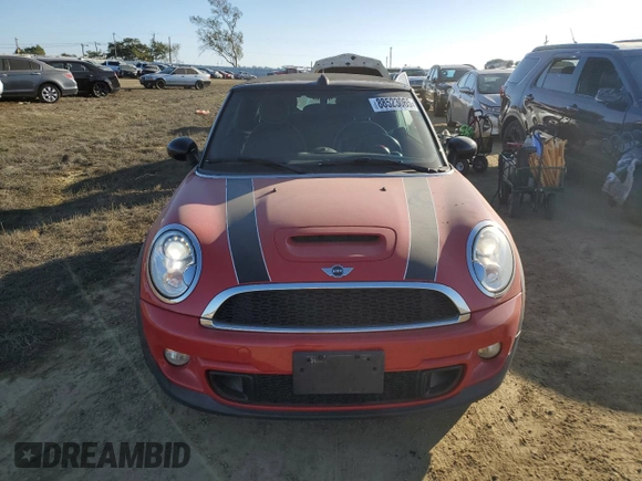 2014 MINI Convertible S with VIN WMWZP3C54ET298129, listed as a Copart auction lot 88523065 with 54,788 mi miles and Salvage title. Bid and sale history available at DreamBid. Image 5.