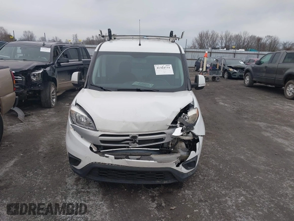 2017 Ram ProMaster City Cargo Van Tradesman SLT with VIN ZFBERFBBXH6D54040, listed as a IAAI auction lot 41364731 with 191,707 mi miles. Bid and sale history available at carsss.com. Image 12.