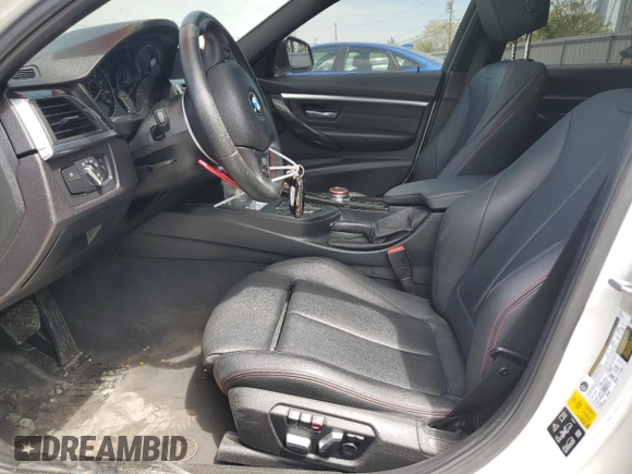 2016 BMW 3 Series 328i xDrive z VIN WBA8E3G57GNU00476, wystawiony jako Copart lot #54625345 z przebiegiem 75 079 mil mil oraz Szkoda całkowita • Salvage title. Historia ofert i sprzedaży dostępna na DreamBid. Obrazek 7.