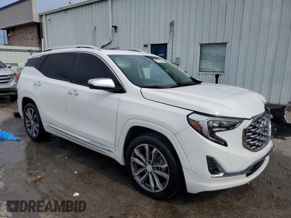 2018 GMC Terrain Denali with VIN 3GKALSEXXJL139770, listed as a Copart auction lot 61760505 with 91,484 mi miles and Salvage title. Bid and sale history available at DreamBid. Image 4.