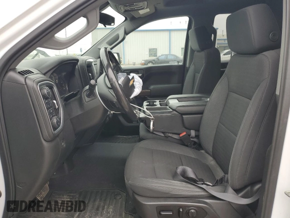 2021 Chevrolet Silverado 1500 LT with VIN 1GCRYDED0MZ108834, listed as a Copart auction lot 44818655 with 43,207 mi miles and Salvage Title. Bid and sale history available at DreamBid. Image 7.