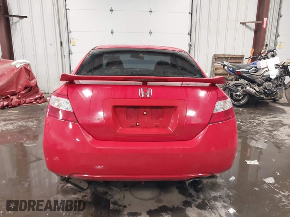 2008 Honda Civic Cpe Si with VIN 2HGFG21588H702281, listed as a IAAI auction lot 41583143 with 154,958 mi miles. Bid and sale history available at carsss.com. Image 16.
