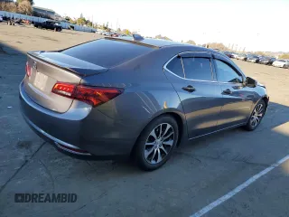 2017 Acura TLX with VIN 19UUB1F33HA002755, listed as a Copart auction lot 41711975 with 108,262 mi miles and Salvage Title. Bid and sale history available at carsss.com. Image 3.