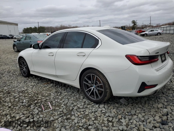 2020 BMW 3 Series 330i xDrive with VIN 3MW5R7J05L8B20595, listed as a Copart auction lot 51550985 with 0 mi miles and Salvage Title. Bid and sale history available at carsss.com. Image 2.