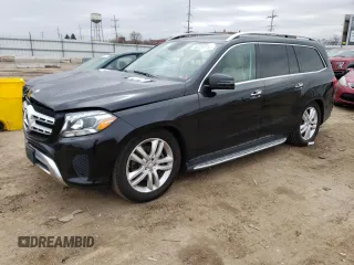 2017 Mercedes-Benz GLS with VIN 4JGDF6EE8HA848636, listed as a Copart auction lot 46735633 with 83,329 mi miles. Bid and sale history available at carsss.com. Image 1.