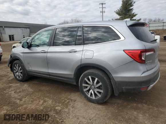 2021 Honda Pilot EX-L with VIN 5FNYF6H5XMB102899, listed as a Copart auction lot 48393705 with 29,774 mi miles and Salvage Title. Bid and sale history available at DreamBid. Image 2.