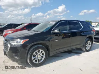2021 Chevrolet Traverse LS with VIN 1GNERFKW3MJ160994, listed as a Copart auction lot 65195095 with 95,903 mi miles and Clean title. Bid and sale history available at DreamBid. Image 1.