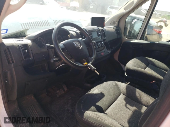 2019 Ram ProMaster Cargo with VIN 3C6TRVCG3KE509798, listed as a Copart auction lot 75302784 with 254,796 mi miles and Salvage Title. Bid and sale history available at DreamBid. Image 8.