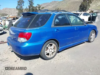 2005 Subaru Impreza Wagon (Natl) WRX with VIN JF1GG29605G807538, listed as a IAAI auction lot 41648475 with 92,187 mi miles. Bid and sale history available at carsss.com. Image 4.