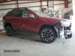 2019 Toyota RAV4 Adventure with VIN 2T3J1RFV0KW026749, listed as a Copart auction lot 59616325 with 46,419 mi miles and Salvage title. Bid and sale history available at DreamBid. Image 4.