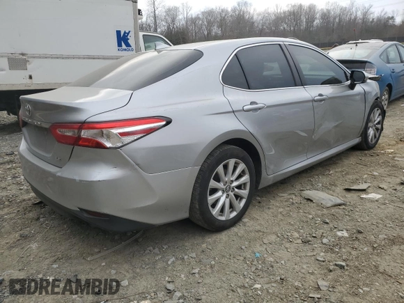 2020 Toyota Camry LE with VIN 4T1L11AK6LU337460, listed as a Copart auction lot 48389195 with 110,684 mi miles and Salvage Title. Bid and sale history available at carsss.com. Image 3.