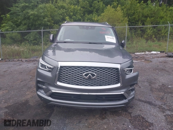 2020 Infiniti QX80 Luxe z VIN JN8AZ2NF5L9705321, wystawiony jako IAAI lot #42536366 z przebiegiem 72 684 mil mil oraz . Historia ofert i sprzedaży dostępna na DreamBid. Obrazek 12.