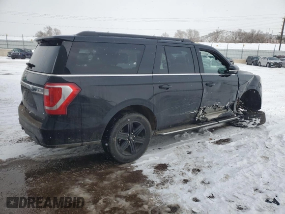 2021 Ford Expedition Max XLT with VIN 1FMJK1JT8MEA49626, listed as a Copart auction lot 43400355 with 87,415 mi miles and Salvage Title. Bid and sale history available at DreamBid. Image 3.
