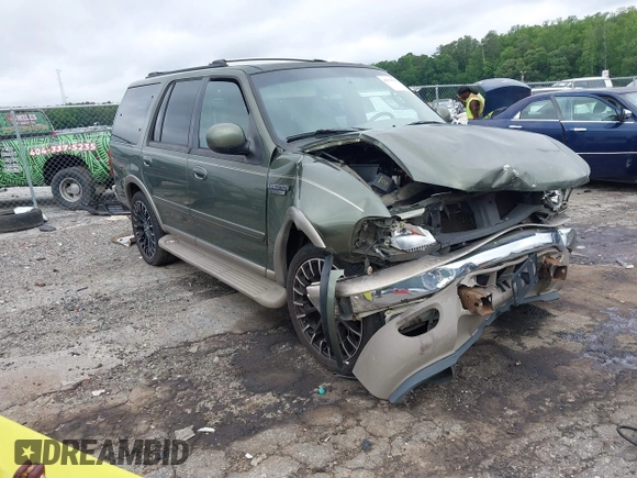 2001 Ford Expedition Eddie Bauer with VIN 1FMRU17LX1LB27819, listed as a IAAI auction lot 42378797 with 283,609 mi miles and . Bid and sale history available at DreamBid. Image 1.