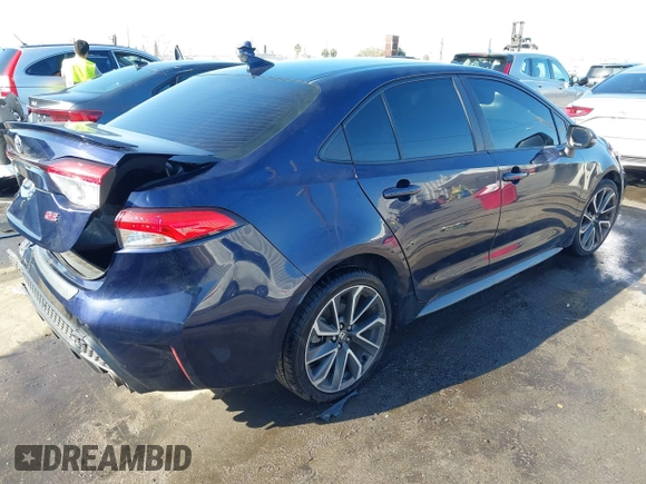 2020 Toyota Corolla SE with VIN JTDS4RCE9LJ001896, listed as a IAAI auction lot 41945576 with 123,601 mi miles and . Bid and sale history available at DreamBid. Image 4.