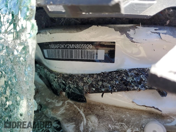 2021 Nissan NV SV with VIN 1N6AF0KY2MN805929, listed as a Copart auction lot 49822135 with Not provided miles and Salvage title. Bid and sale history available at DreamBid. Image 14.