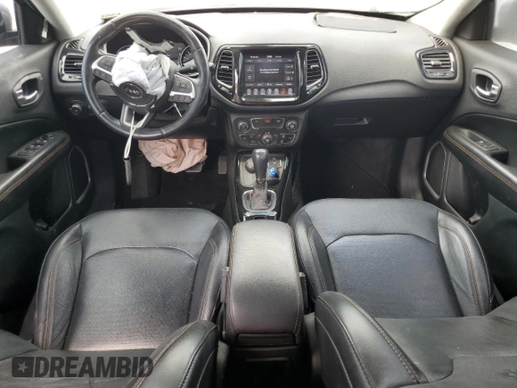 2020 Jeep Compass Limited with VIN 3C4NJDCB6LT246324, listed as a Copart auction lot 54013845 with 47,587 mi miles and Salvage Title. Bid and sale history available at DreamBid. Image 8.