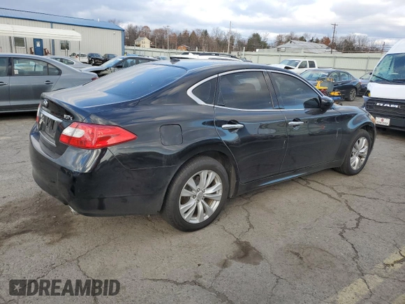 2011 Infiniti M37 with VIN JN1BY1AR0BM375518, listed as a Copart auction lot 81887374 with 136,543 mi miles and Salvage Title. Bid and sale history available at carsss.com. Image 3.