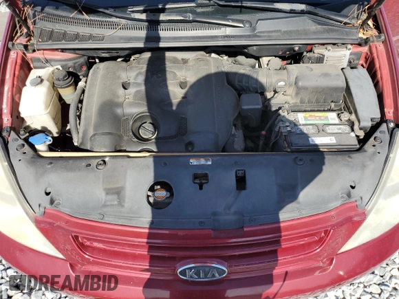 2010 Kia Sedona LX with VIN KNDMG4C31A6337771, listed as a Copart auction lot 54542215 with 128,825 mi miles and Clean Title. Bid and sale history available at carsss.com. Image 12.