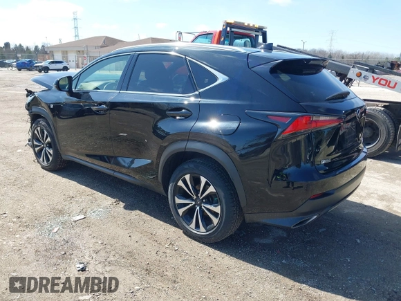 2019 Lexus NX with VIN JTJBARBZ0K2216750, listed as a IAAI auction lot 41922610 with 69,781 mi miles. Bid and sale history available at carsss.com. Image 3.