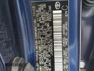 2014 Toyota Prius Four z VIN JTDKN3DU2E1751675, wystawiony jako Copart lot #56391685 z przebiegiem 169 388 mil mil oraz Szkoda całkowita • Salvage title. Historia ofert i sprzedaży dostępna na DreamBid. Obrazek 12.