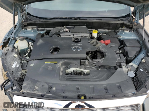 2022 Infiniti QX55 Sensory with VIN 3PCAJ5L38NF104572, listed as a Copart auction lot 79046904 with 23,736 mi miles and Salvage title. Bid and sale history available at DreamBid. Image 12.