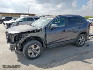 2024 Toyota RAV4 XLE with VIN 2T3W1RFV2RC277693, listed as a Copart auction lot 50374625 with 23,102 mi miles and Salvage Title. Bid and sale history available at carsss.com. Image 1.