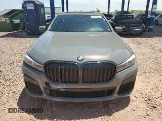 2022 BMW 7 Series 740i with VIN WBA7T2C01NCG99089, listed as a Copart auction lot 58748775 with 40,533 mi miles and Salvage title. Bid and sale history available at DreamBid. Image 5.